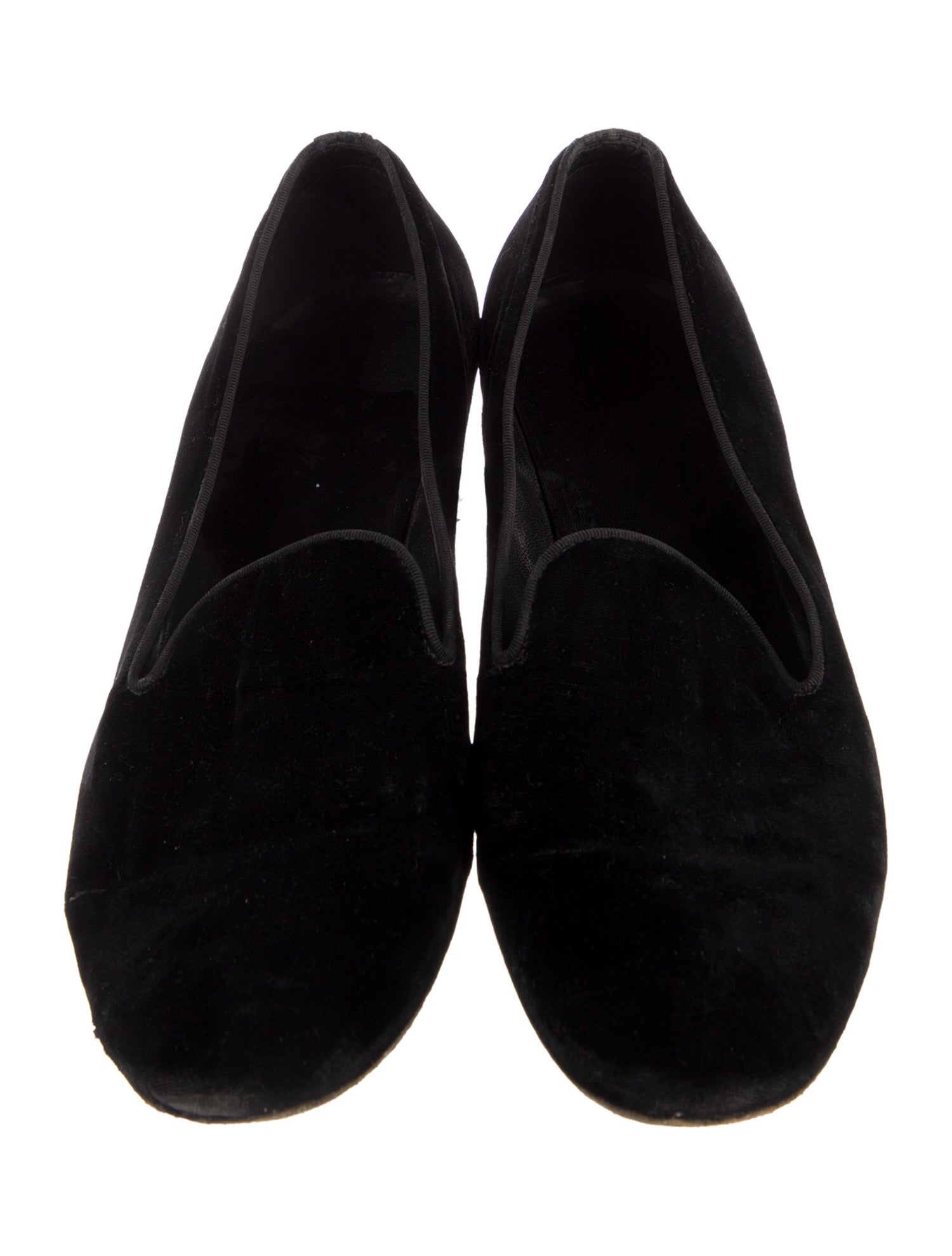 Saint Laurent Velvet Loafers
